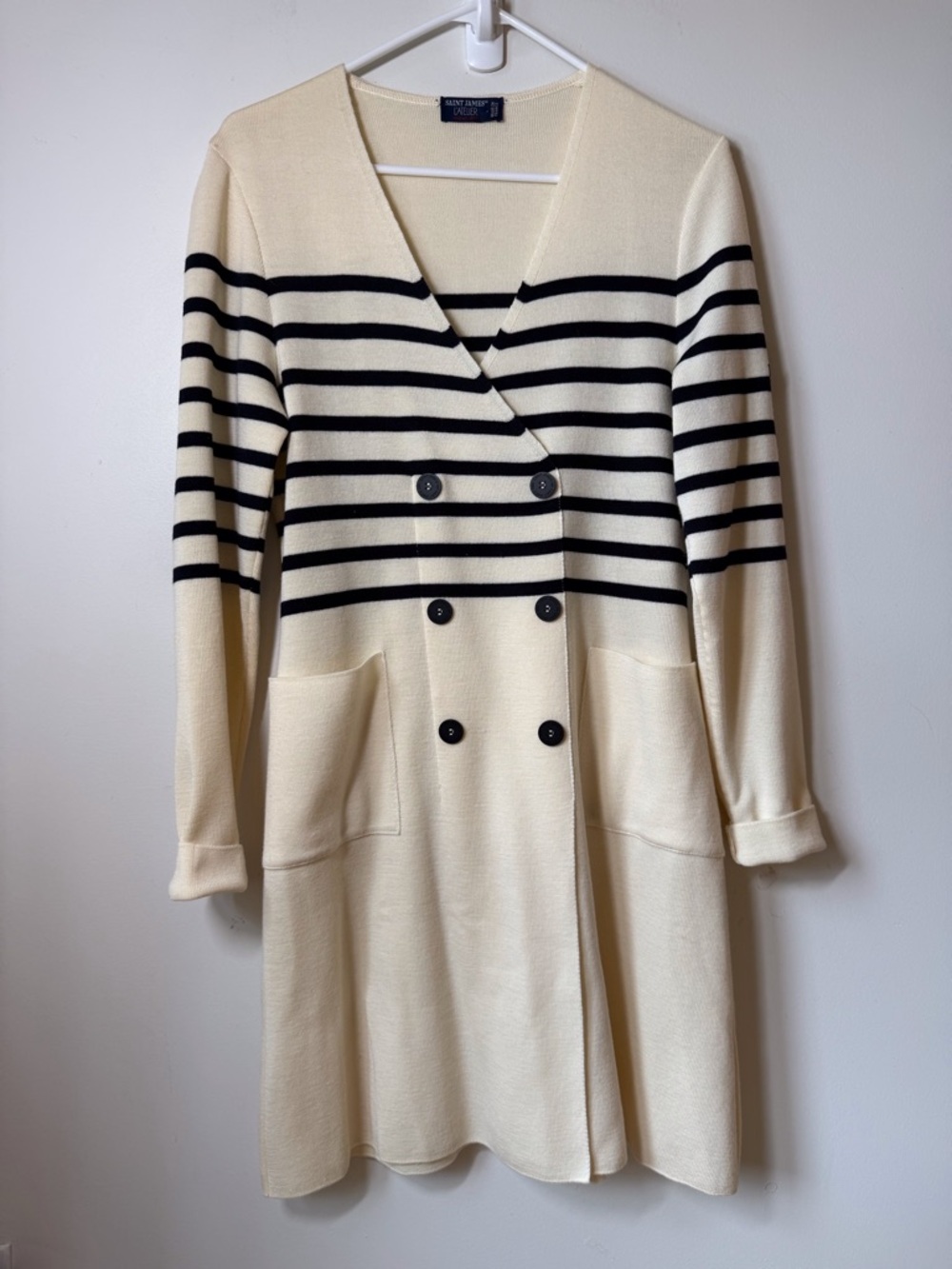 Saint James Royale wool knit dress nautical marine coastal